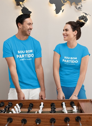 T-Shirt Temática - "Sou um bom partido"